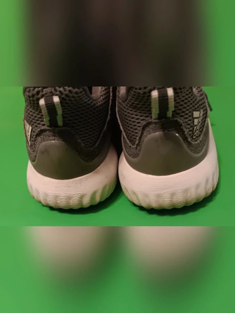 Adidas Alphabounce 1 Running Shoes (GV8826) Preowned Triple Gray Men's Sz 10.5